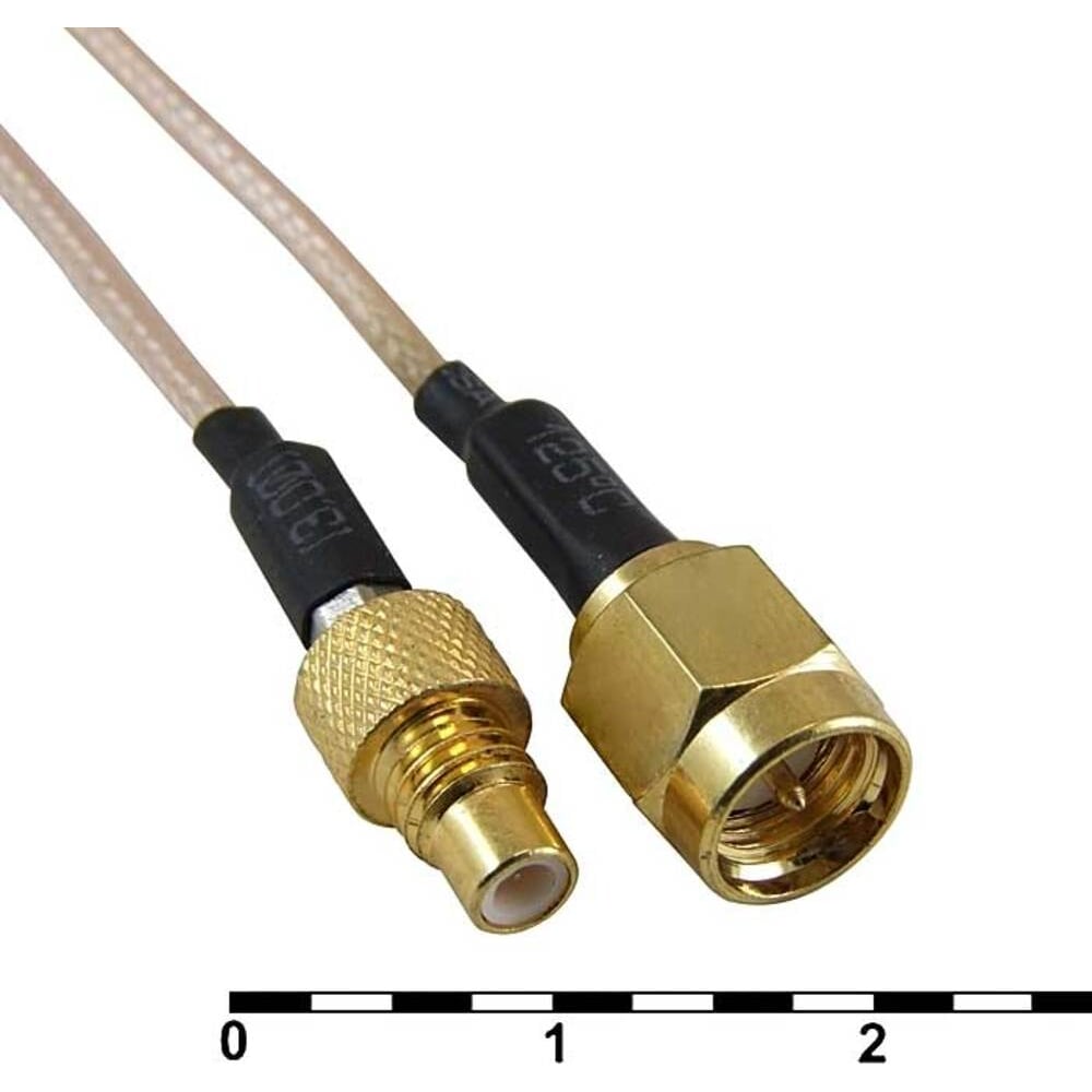 Изображение товара Разъем RF RUICHI SMA-J2/SMC-JY2-RG178-30 для высокочастотных устройств Изображение товара Разъем RF RUICHI SMA-J2/SMC-JY2-RG178-30 для высокочастотных устройств