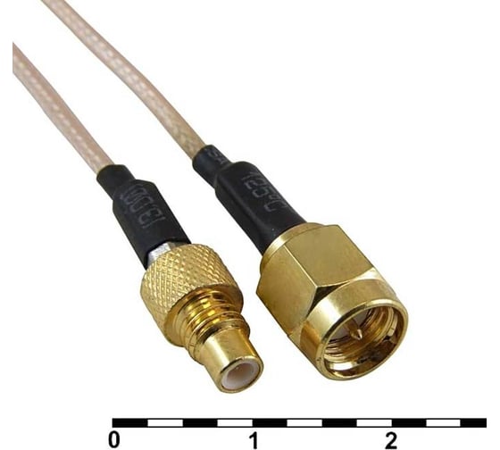 Изображение товара Разъем RUICHI SMA-J2/SMC-JY2-RG178-30 82619