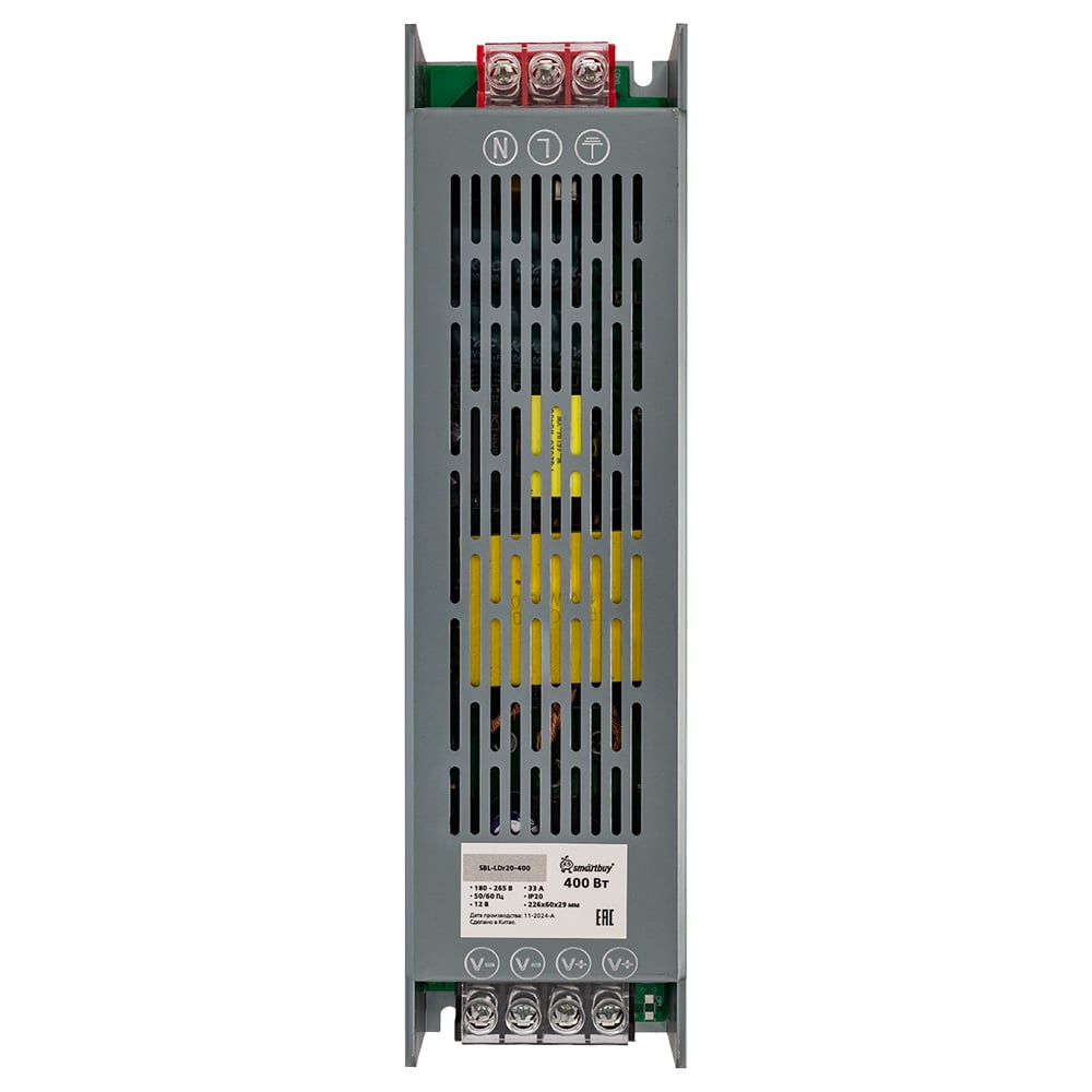 Изображение товара Драйвер SMARTBUY PRO SBL-LDr20-400 для LED ленты 12В 400W