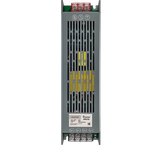 Изображение товара Драйвер SMARTBUY PRO IP20-400Вт для LED ленты 12В 33А SBL-LDr20-400