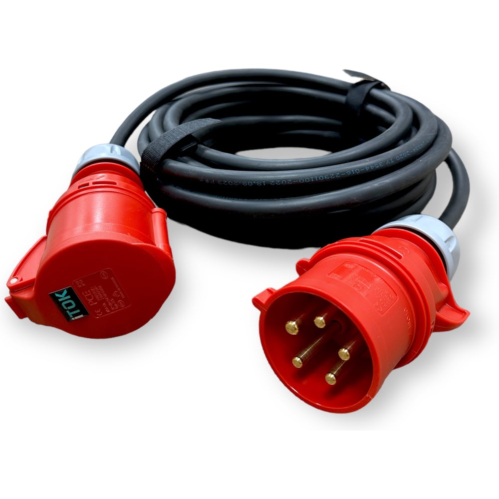 Изображение товара Удлинитель KNS MAX PRO Промышленный 380В 16A 10м 1 гнездо IEC60309 (IP44)