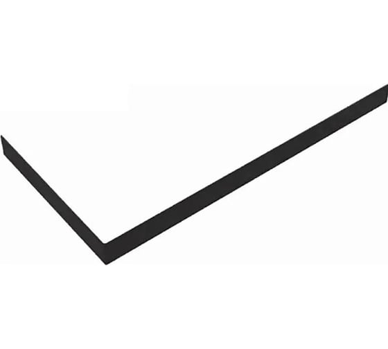 Изображение товара Экран для поддона Cezares из искусственного мрамора, чёрный TRAY-AS-AH-120/90-100-SCR-NERO