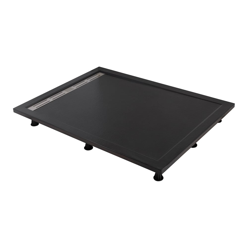 Изображение товара Поддон для душа Cezares TRAY черный матовый 900x1200 мм низкий
