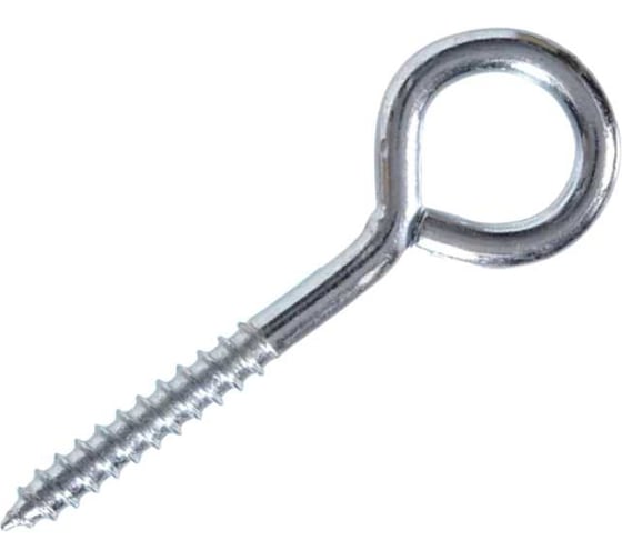 Изображение товара Круглый крючок STEELREX О - образный, цинк 6,0х 80 кор. с ок. - 40 шт. 0129006080B300004016