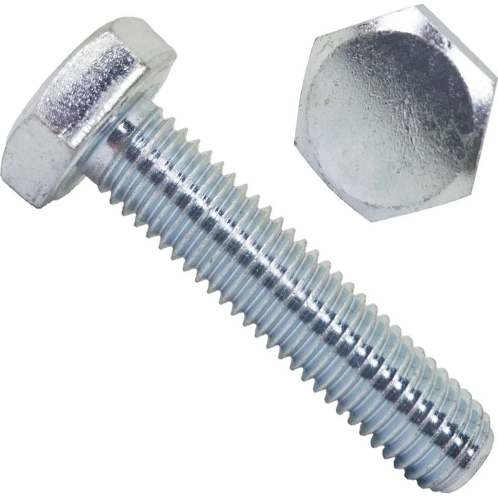 Изображение товара Болт STEELREX DIN 933 М16×70 цинк шестигранная головка 5.8