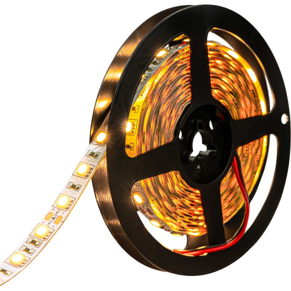 Изображение товара Светодиодная лента Alvar Алвар ПРЕМИУМ 24В 14.4Вт 3000К теплая, IP20, 5050 60 светодиодов AL-P2414WW_5