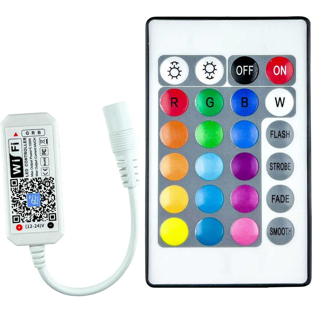 Изображение товара Контроллер Alvar AL-MCB-RGBW для RGB+W ленты 12/24В