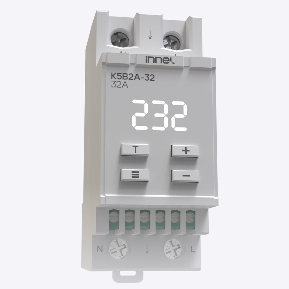 Изображение товара Rеле контроля напряжения K5B2A-32, 32A, DIN-рейка