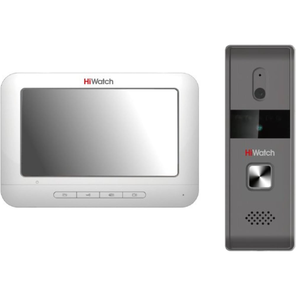 Изображение товара Видеодомофон HIWATCH DS-D100KF Комплект с 7\" дисплеем и 1 камерой