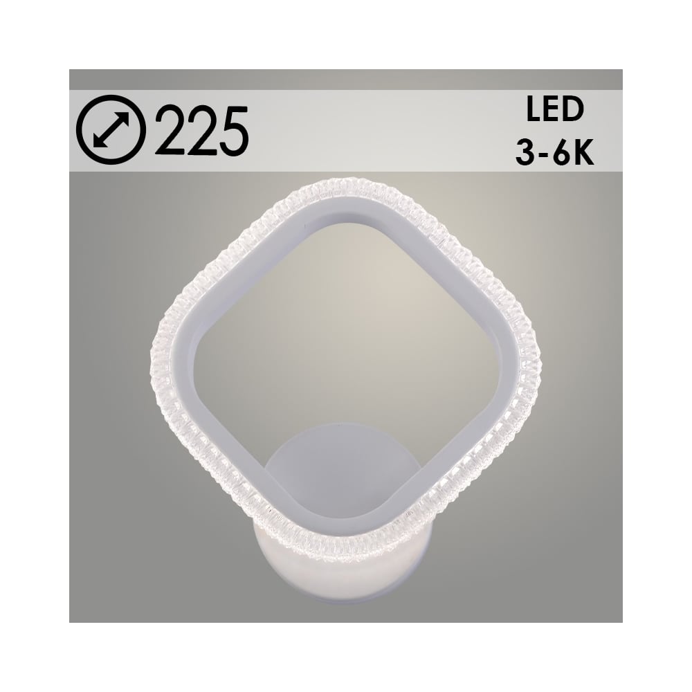 Изображение товара Бра Росток DK6335A/1 WT Белый 18W LED 3000K-6000K Изображение товара Бра Росток DK6335A/1 WT Белый 18W LED 3000K-6000K