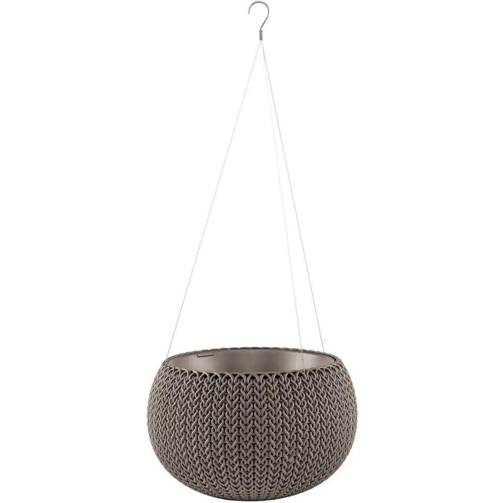 Изображение товара Кашпо подвесной коричневый KETER Cozies S 231127
