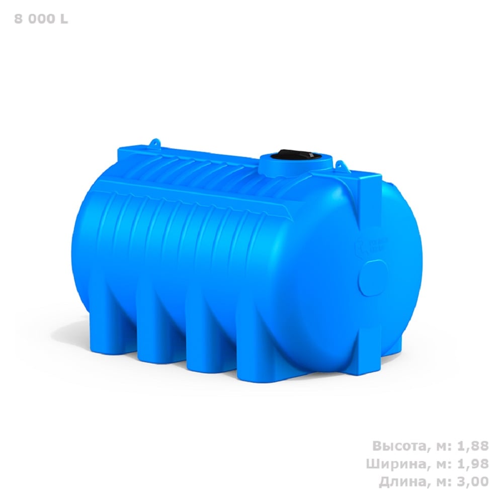 Изображение товара Емкость POLIMER GROUP голубая, 8000 л G TG8000S13