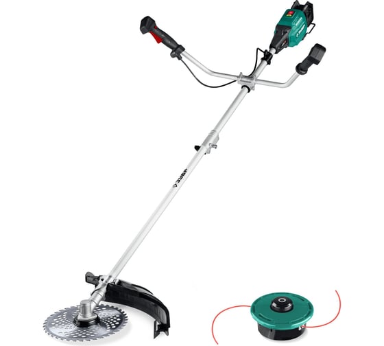 Изображение товара Триммер-коса аккумуляторный бесщеточный ЗУБР 40 В (2×20 В), 430 мм, без АКБ, система LMS ТАБ-4043