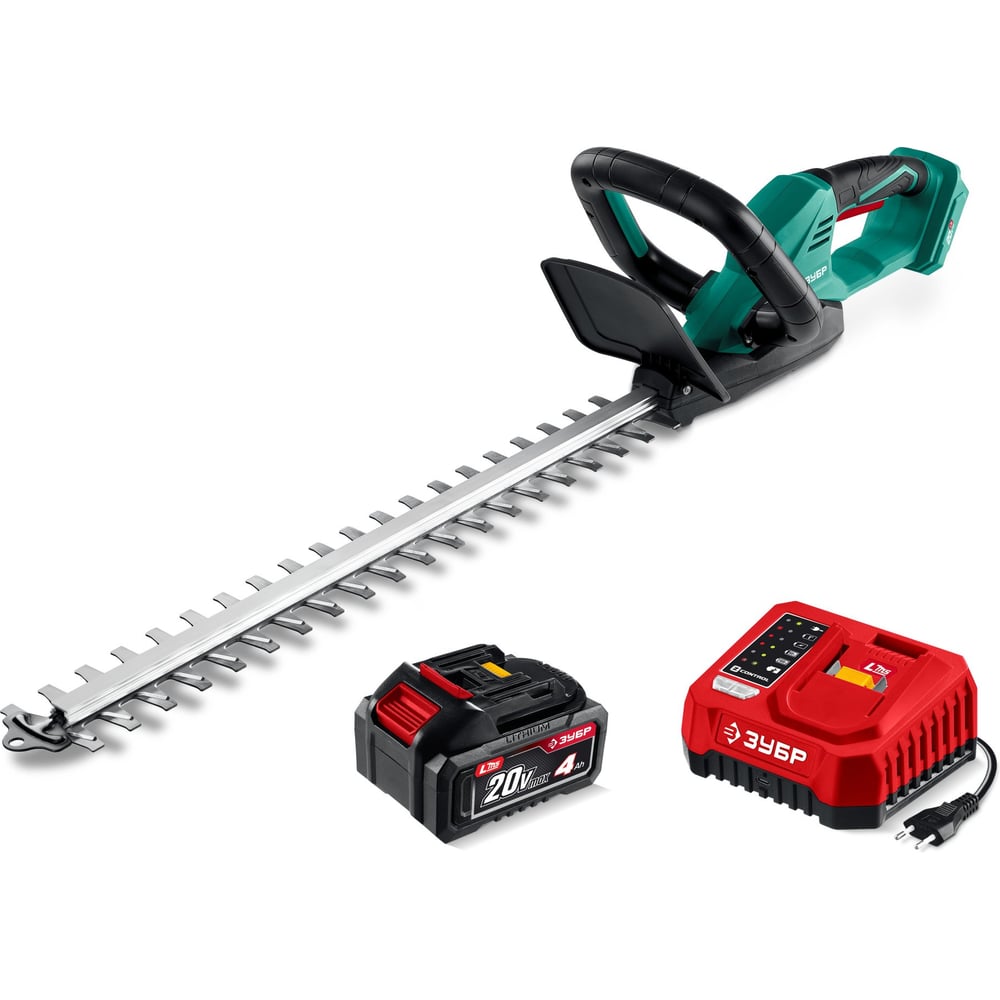 Изображение товара Кусторез аккумуляторный ЗУБР 20 В, 510 мм, 1 АКБ LMS (4 Ач) КРА-2051-41 Изображение товара Кусторез аккумуляторный ЗУБР 20 В, 510 мм, 1 АКБ LMS (4 Ач) КРА-2051-41