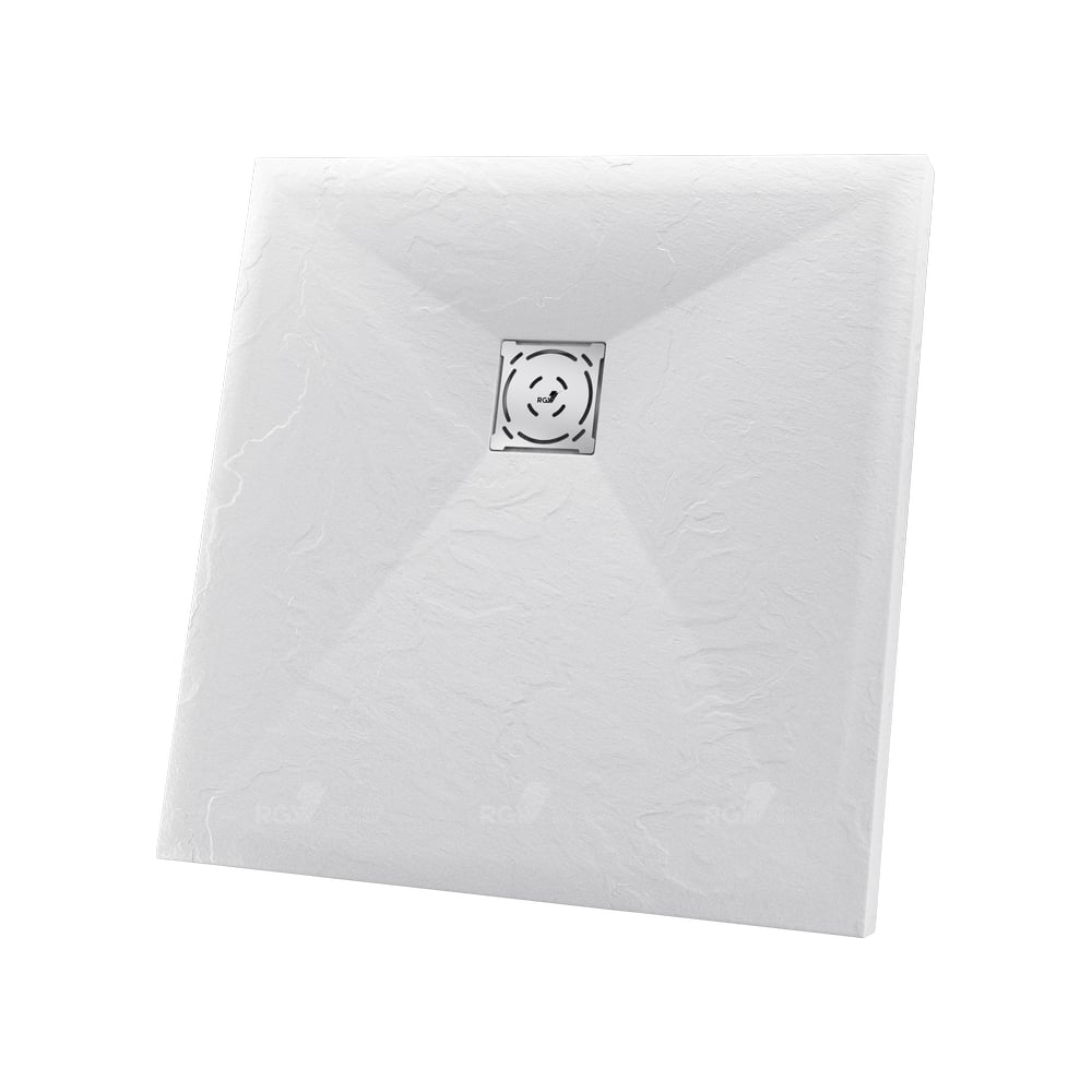 Изображение товара Душевой поддон RGW Stone Tray 100x100 см, искусственный камень, низкий