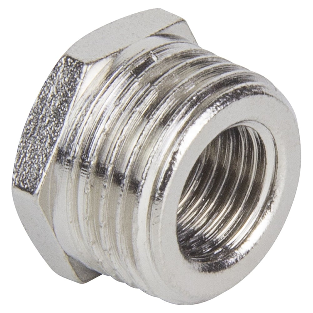 Изображение товара Переходник-футорка TEBO T-ЛР.П.2.34-114.CN 1 1/4"-3/4" латунь никелированное покрытие