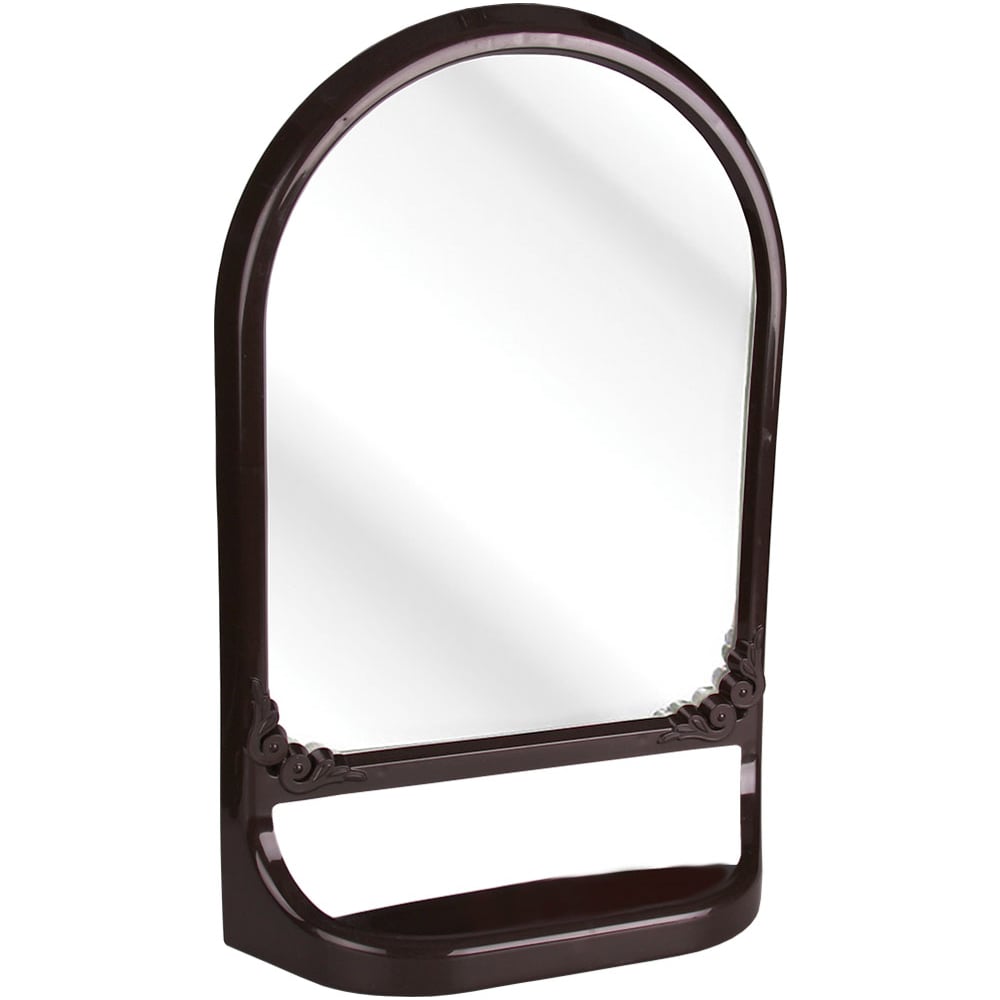 Изображение товара Зеркало с полкой ЗПИ Альтернатива темно-коричневый М4517