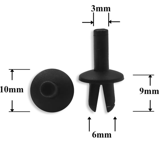 Изображение товара Автокрепеж для Mercedes/Volvo 10 шт 0009900392, 947098 Крепавто 0195