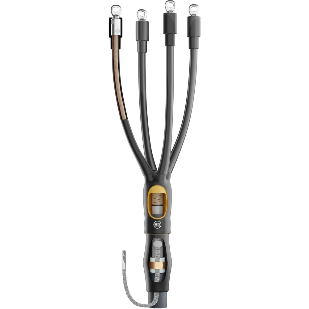 Изображение товара Муфта концевая HT1P-01/4x70-120L12 (4КВНтп-1-70-120) внутр./наруж.уст., бум. изоляц., с болт. нак., с броней, пруж.пост. давл. НИЛЕД 16001471