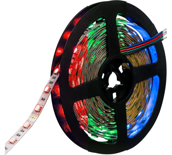 Изображение товара Светодиодная лента Alvar PREMIUM 24В, 14.4Вт, RGB, IP20, 5050 60 LED AL-P2414RGB_5