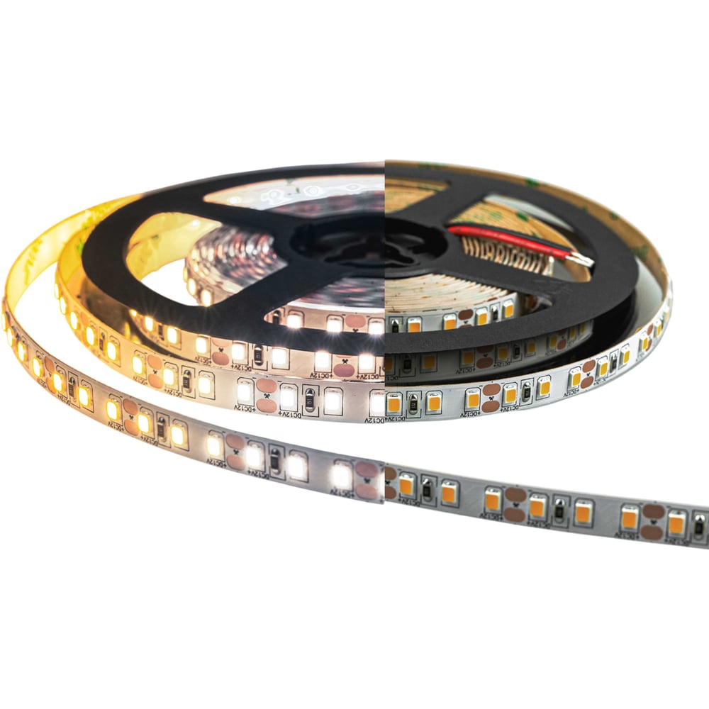 Изображение товара Светодиодная лента Alvar PREMIUM 12В, 9.6Вт, 3000К+6000К теплая+холодная, IP20, 2835 120 LED AL-P1296-MIX_5