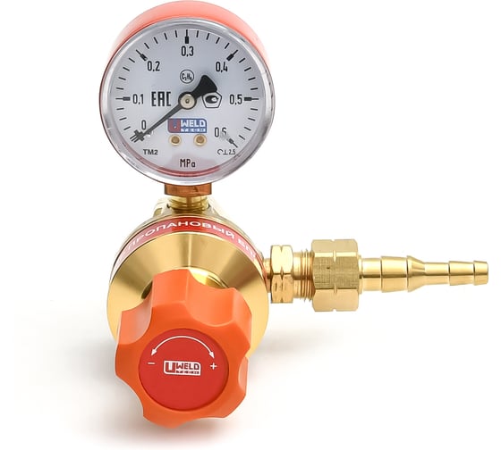 Изображение товара Редуктор пропановый WELD БПО-5-5 BRASS