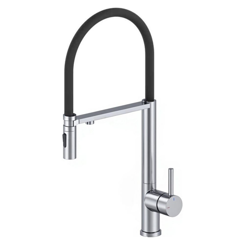 Изображение товара Смеситель для кухни с гибким изливом и подключением фильтра Wonzon & Woghand Хром WW-458027-CR Изображение товара Смеситель для кухни с гибким изливом и подключением фильтра Wonzon & Woghand Хром WW-458027-CR