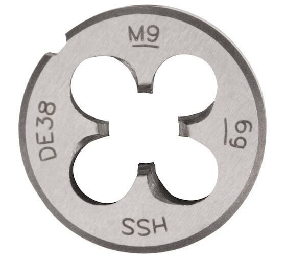 Изображение товара Плашка круглая NORGAU DIN223B HSS M 9 013701270
