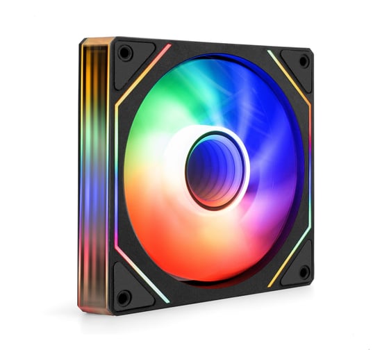 Изображение товара Вентилятор с подсветкой ExeGate EX12025H3P4PPRM-PWM.ARGB 120x120x25, ARGB, Hydraulic bearing гидродинамический , 4pin + 3pin, 600-1800RPM, 26dBA 299561