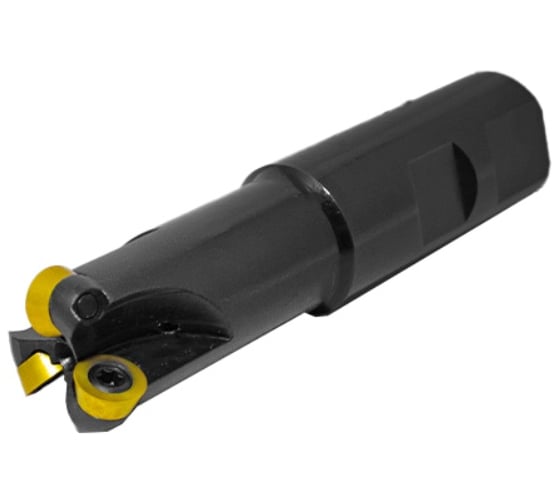 Изображение товара Фреза концевая Русский Инструмент 25 с механическим креплением круглых пл-н RD.. 10T3 Z=3 ц/х Weldon=25 СОЖ AE400-R025.050.03.W25.C NOX ri.301.39