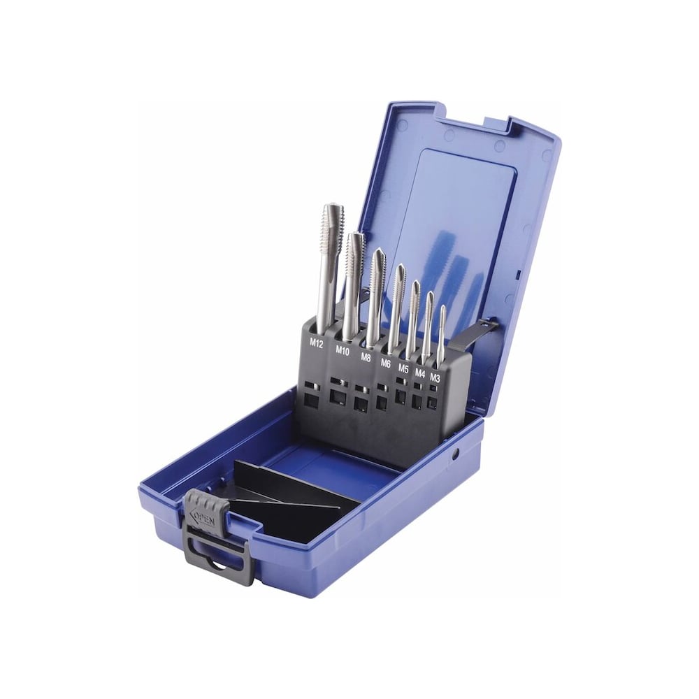 Изображение товара Набор метчиков NORGAU маш. HSSE М3-М12 Form B 7-пр. 013930005