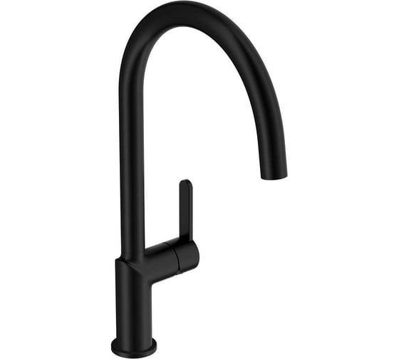 Изображение товара Смеситель для кухни Cersanit OLIVA однорычажный черный 69008