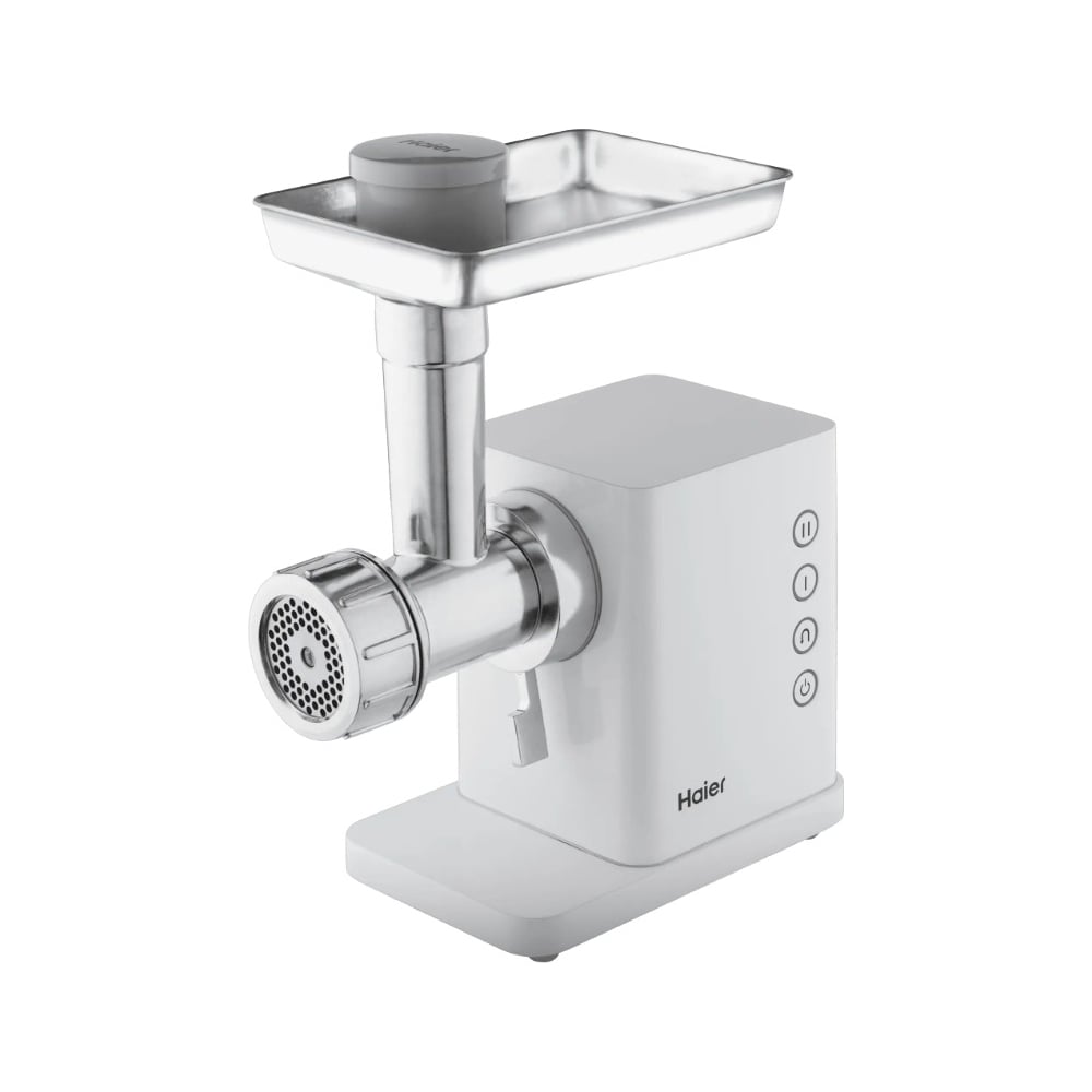 Изображение товара Мясорубка Haier HG-700 Мощность 1900 Вт, колбаски и кеббе, реверс, белый