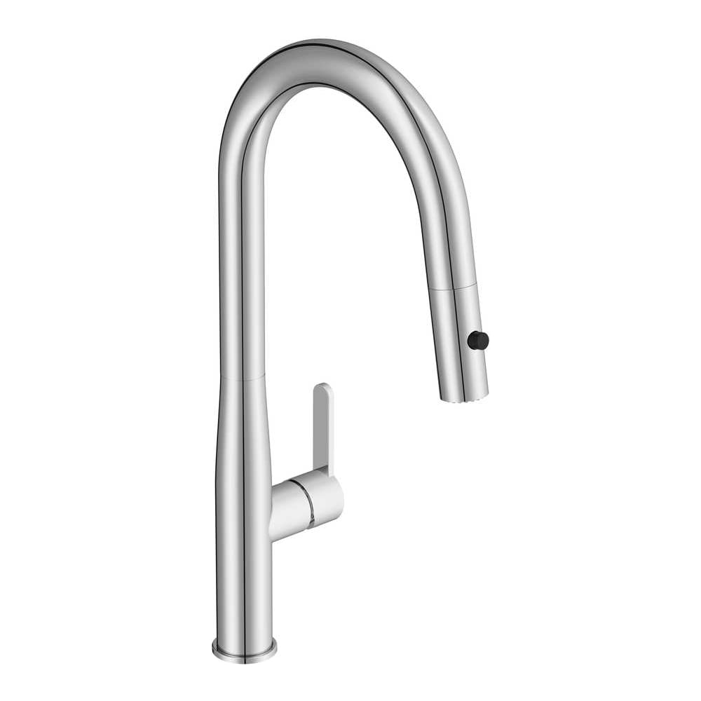 Изображение товара Смеситель для кухни Cersanit OLIVA с выдвижным изливом однорычажный хром 69017