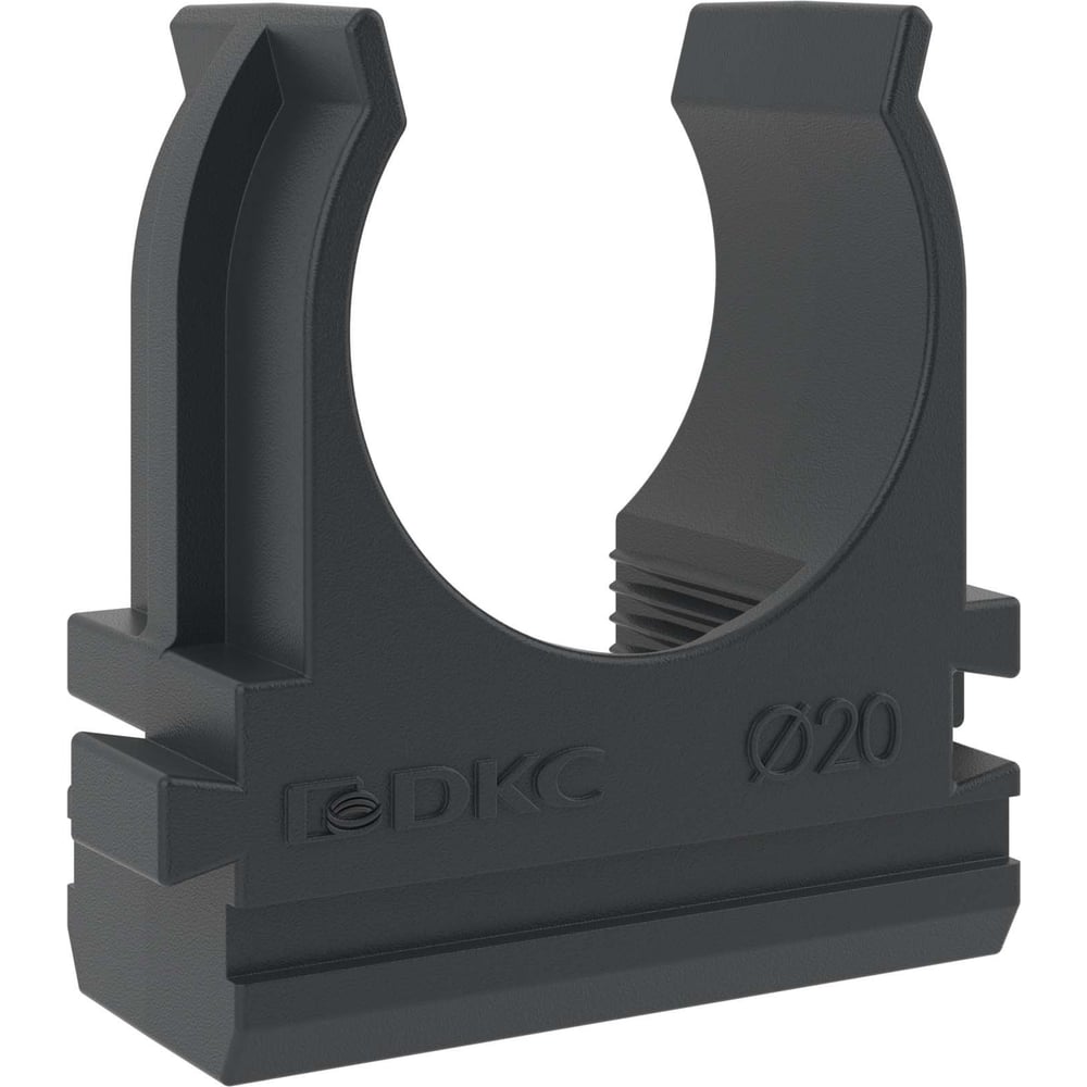 Изображение товара Держатель с защелкой DKC 20 мм Черный 100 шт 51020N