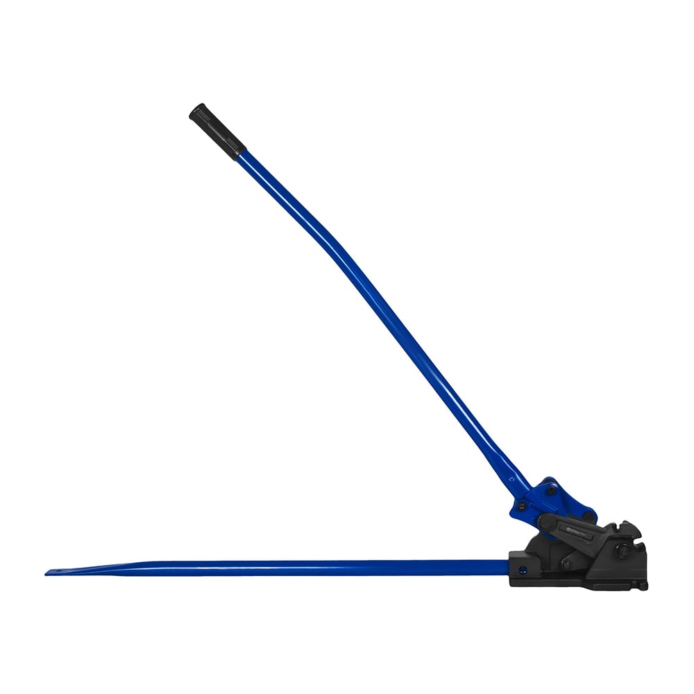 Изображение товара Станок для гибки и резки арматуры КОБАЛЬТ диаметром до 16 мм, стальное основание, обрезиненная рукоятка 1300 мм, коробка 920-636