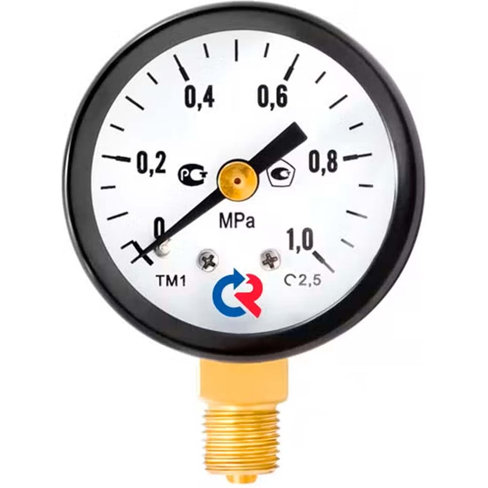 Изображение товара Мановакуумметр Росма ТМВ-310Р.00 радиальный (-0.1-0.5МПа) 1.5, ДК63мм, общетехнический D270-08544