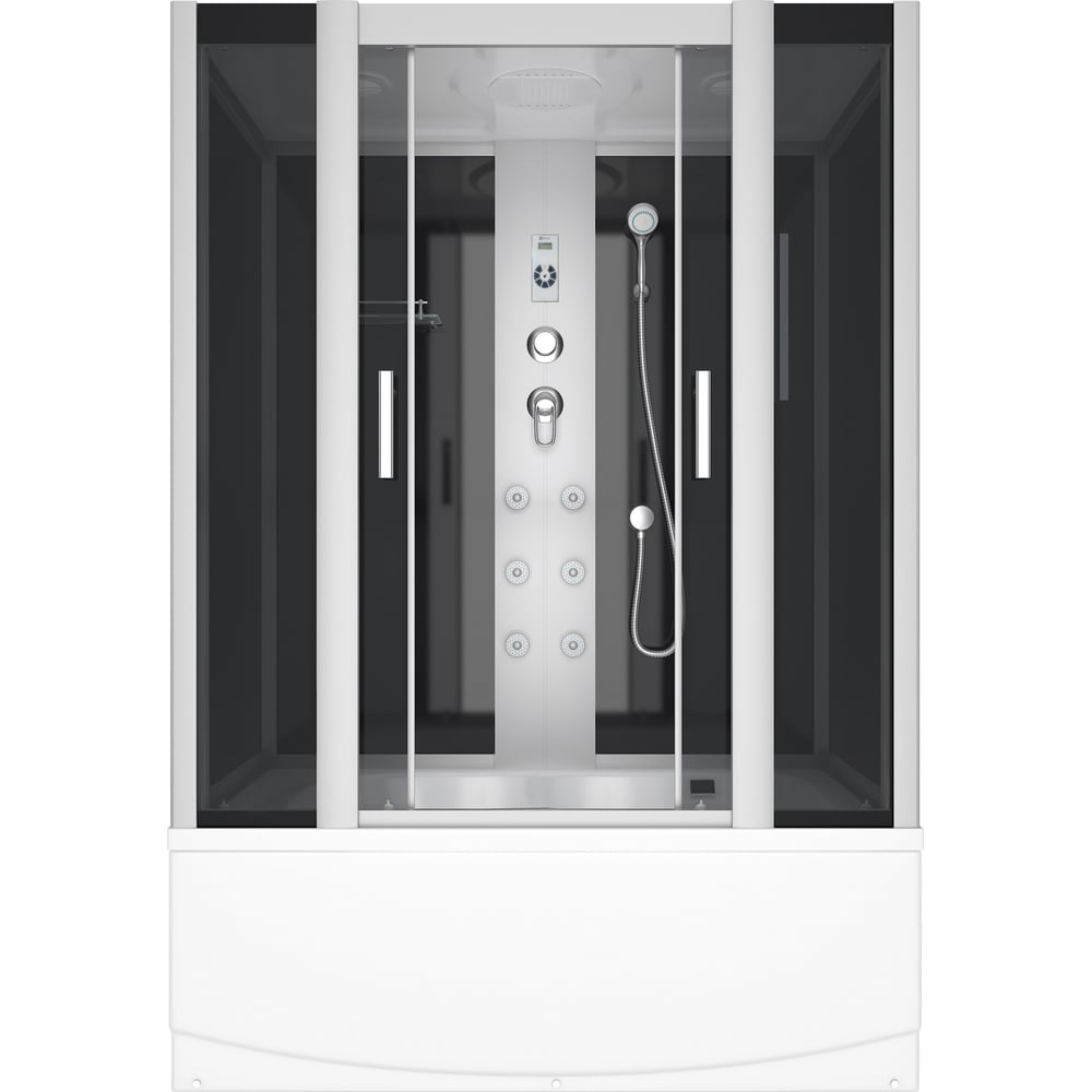 Изображение товара Душевой бокс Erlit Comfort 1680x800x2150 мм с гидромассажем и сенсорным управлением