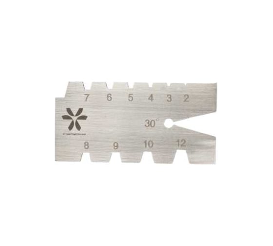 Изображение товара Шаблон резьбовой MIYAMOTOMETROLOGY Tr 30, 2-12 мм, погрешность ±10' 9113-12