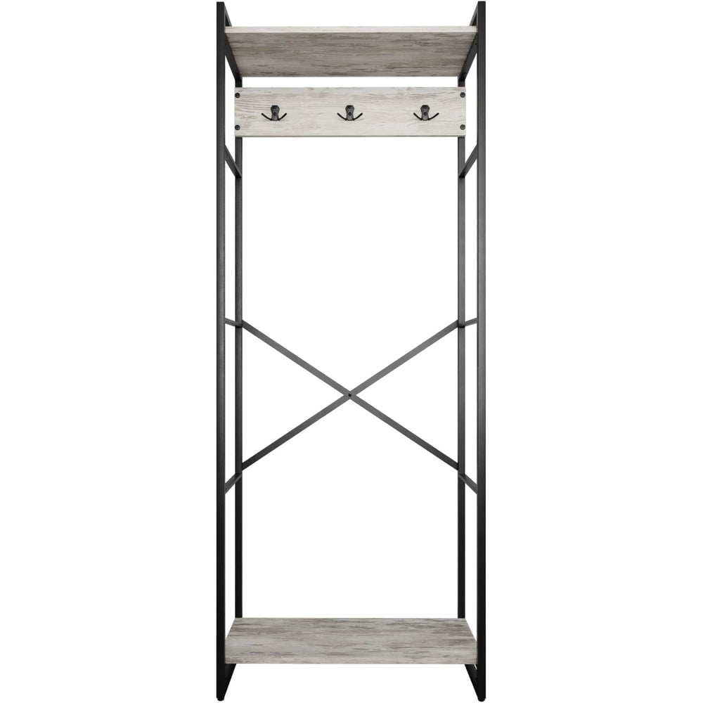 Изображение товара Гардероб МЕТАЛЛ-ЗАВОД GUTTA180х69х34 патина, черный