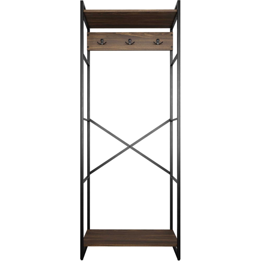 Изображение товара Гардеробная система Гутта GUTTA180х69х34 Коричневый/Черный - обувница и аксессуары