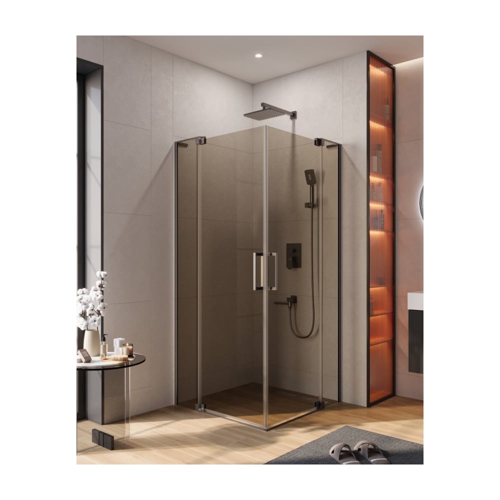 Душевой уголок Cezares SLIDER-A-2-90/100-BR-GM