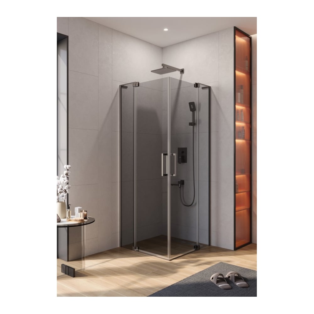 Изображение товара Душевой уголок Cezares SLIDER-A-2-70/80-GRIGIO-GM с регулировкой ширины Изображение товара Душевой уголок Cezares SLIDER-A-2-70/80-GRIGIO-GM с регулировкой ширины
