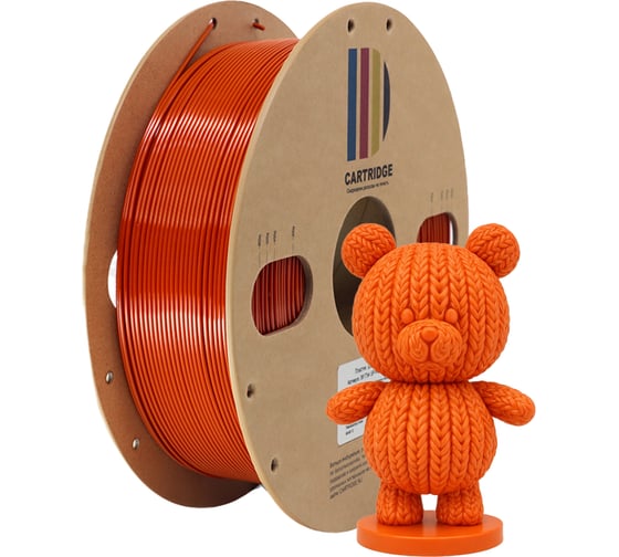 Изображение товара Пластик-PETG Solution print  SP 1.75 мм 1 кг для 3D-принтера (оранжевый) 361794