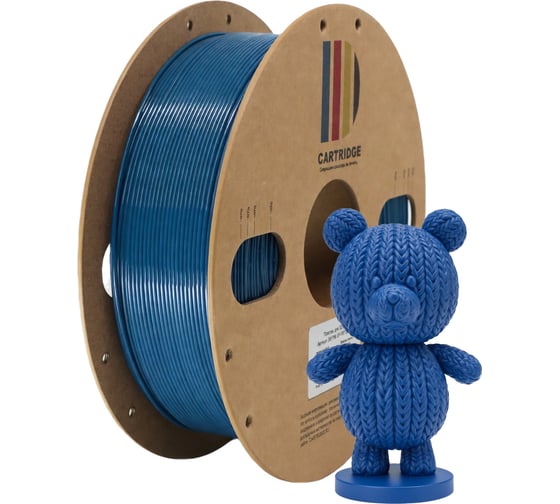 Изображение товара Пластик для 3D-принтера Solution print CartriDge PETG, темно-синий (насыщенный) 361796