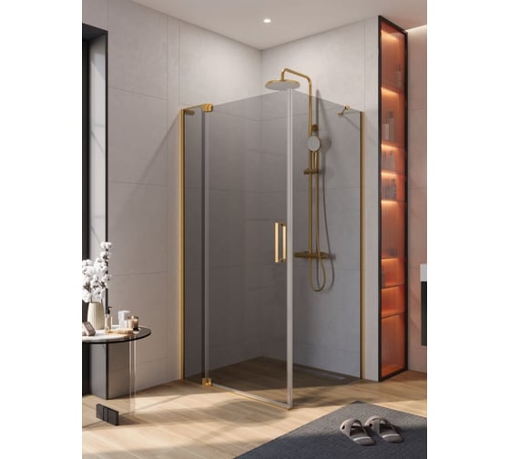 Изображение товара Душевой уголок Cezares SLIDER-AH-1-90-90/100-GRIGIO-BORO