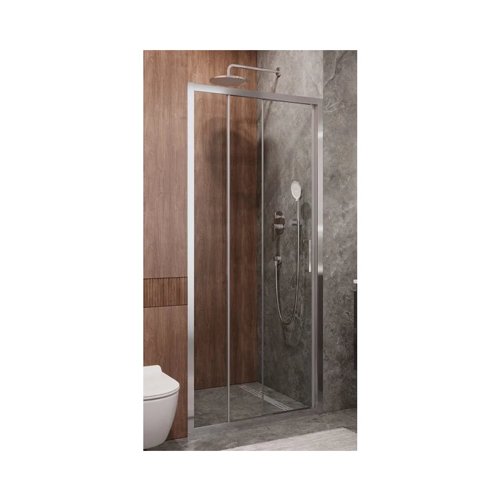 Изображение товара Душевая дверь Cezares MOLVENO-БФ-3-120-C-Cr-IV с регулировкой ширины