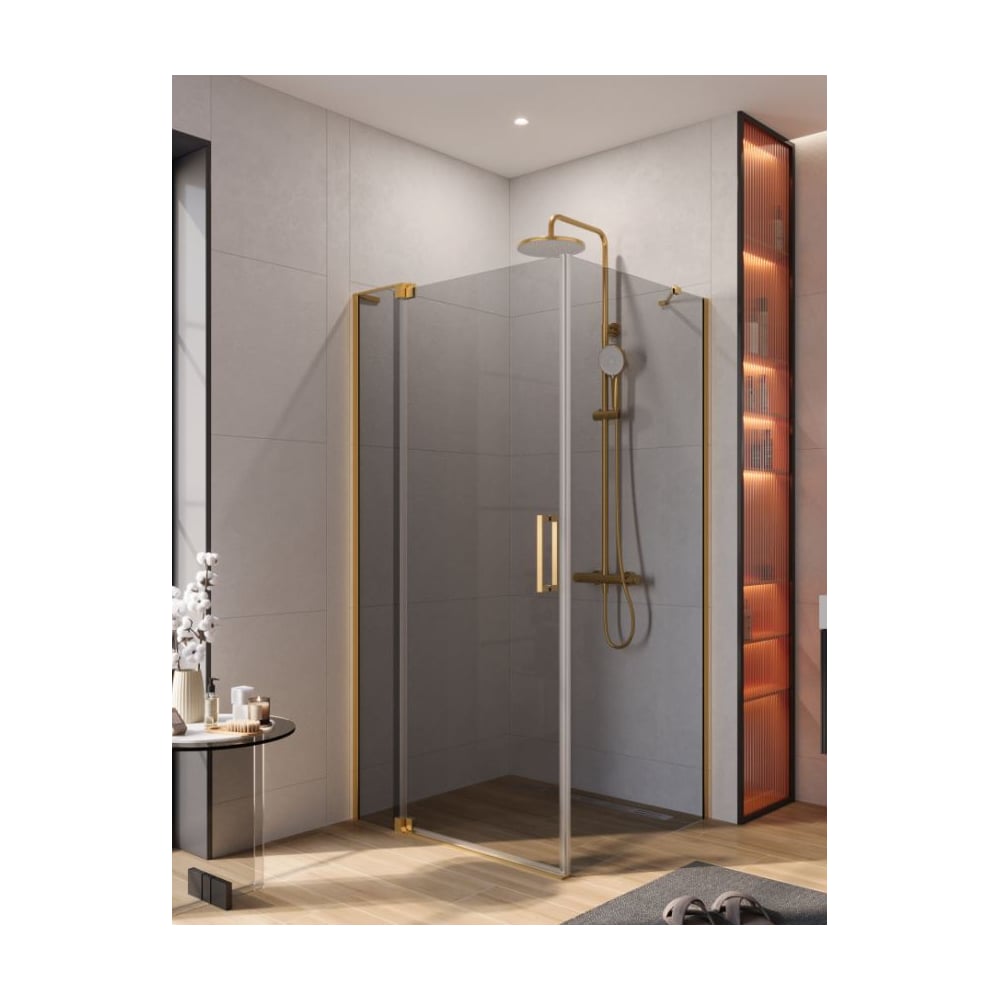 Изображение товара Душевой уголок Cezares SLIDER с регулируемой шириной и тонированным стеклом