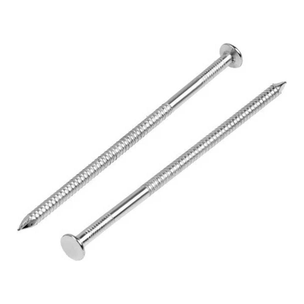 Изображение товара Гвозди ершёные STEELREX цинк 2,8х90 уп, 1 кг 1404028090PP00000112 Изображение товара Гвозди ершёные STEELREX цинк 2,8х90 уп, 1 кг 1404028090PP00000112