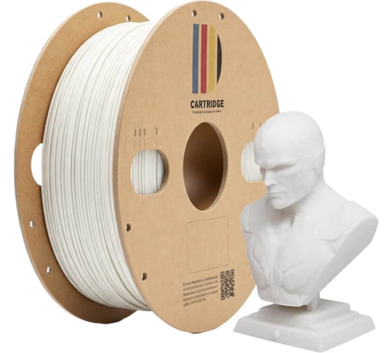 Изображение товара Пластик для 3D-принтера Solution print CartriDge PLA, белый 357791